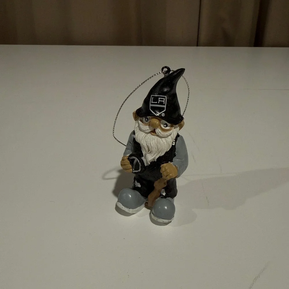 Los Angeles Kings Gnome Ornament NHL Hockey Team Christmas Tree Decor